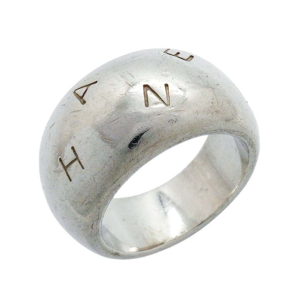 Chanel Band Ring Sterling Silver #357824C75B